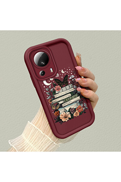 Hontinga حافظة هاتف ملونة من مادة السيليكون المتوافقة مع هاتف Xiaomi Mi 13 Li...