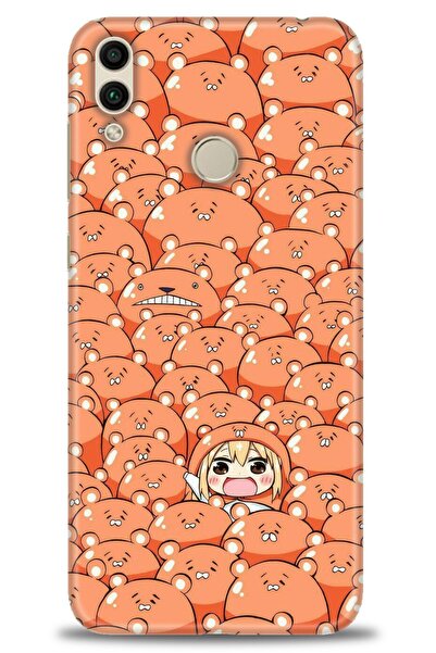 Rulet Aksesuar غطاء متوافق مع هاتف هواوي هونر 8C HD مطبوع - غطاء سيليكون مصمم...