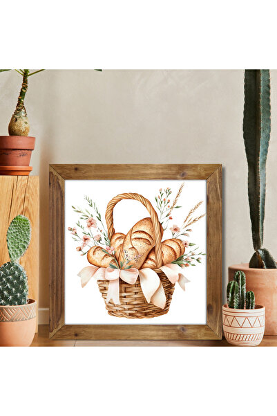 woodhomeworks One Piece Real Wooden Framed Decor Table Square