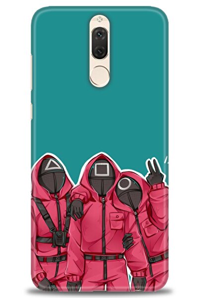 Rulet Aksesuar غطاء متوافق مع هاتف هواوي ميت 10 لايت HD مطبوع - غطاء سيليكون ...