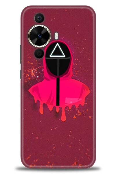 Rulet Aksesuar غطاء متوافق مع هاتف هواوي نوفا 12S HD مطبوع - غطاء سيليكون مصم...