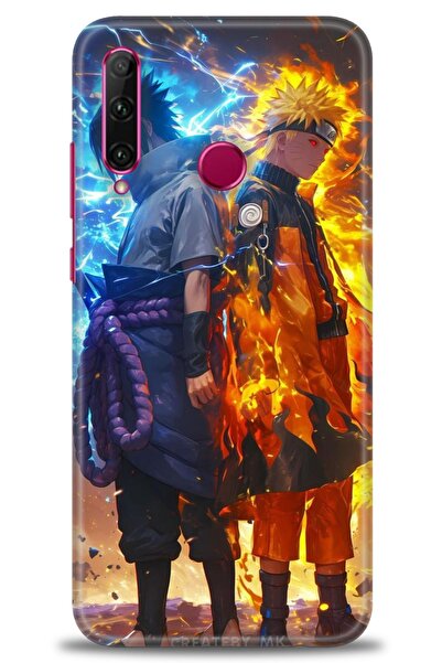 Rulet Aksesuar غطاء متوافق مع هاتف هواوي هونر 20 لايت HD مطبوع - غطاء سيليكون...