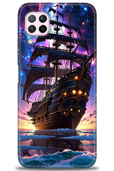 Rulet Aksesuar غطاء متوافق مع هاتف هواوي P40 لايت HD مطبوع - غطاء سيليكون مصم...