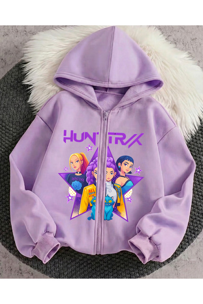 Touz Moda Young KPop Demon Hunters Cardigan gros cu 3 fire