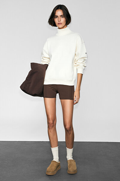 Urban Beat XENYA Дамска полар флийс мека рибарска яка с принт детайли и джобо...