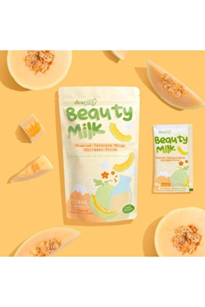 hyaluronic acid Dear Face Beauty Milk Premium Japanese Melon Collagen Drink