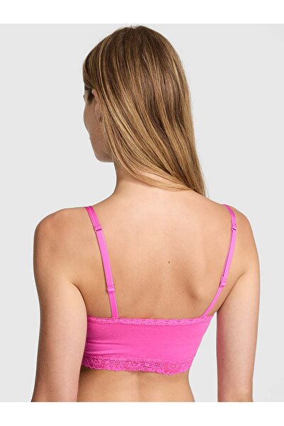 PİNK Pamuklu Hafif Dolgu Destekli Bralet