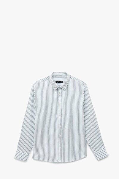 Koton Men's Shirt 6Wam60189Hw7S0