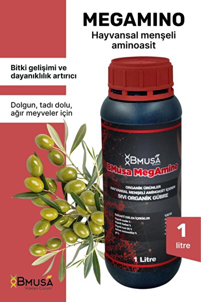 BMUSA MEGAMİNO 1 LT Sıvı Organik Gübre
