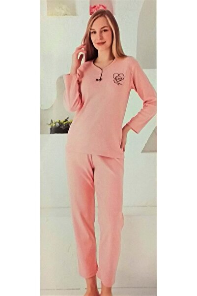 Rüyam Cotton Women's Pajama Set Dried Rose