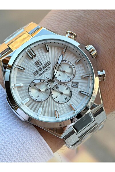 Reward Inner Dial Functions Active Steel Band 5 Atm 2 Years Warranty Men's Wr...