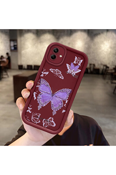 Hontinga حافظة هاتف متوافقة مع هاتف سامسونج جالاكسي A04 مصنوعة من مادة السيلي...