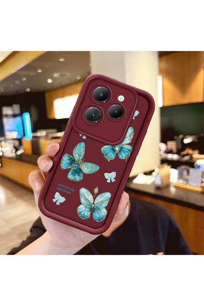 Hontinga حافظة هاتف متوافقة مع Infinix Hot 40/40 Pro مصنوعة من مادة السيليكون...