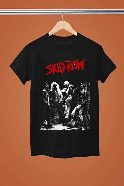 MAGORS Skid Row the Rock Band Printed Cotton Short Sleeve Regular Fit Rock T-Shirt