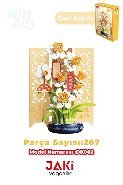 Vagonlife Jaki Plante Series Daisy Model 267 Piece Toy Construction Set -Ffdk002