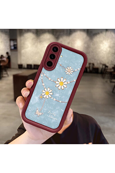 Hontinga حافظة هاتف ملونة متوافقة مع سامسونج جالاكسي A36، مصنوعة من مادة السي...