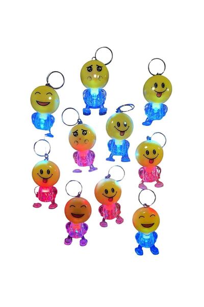 KILIÇ Işıklı Emojili Anahtarlık 24 Adet