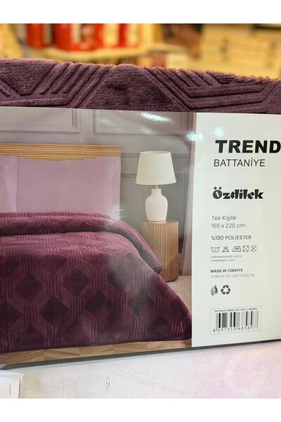 Özdilek Trendy Art Deco Single Blanket 155X220