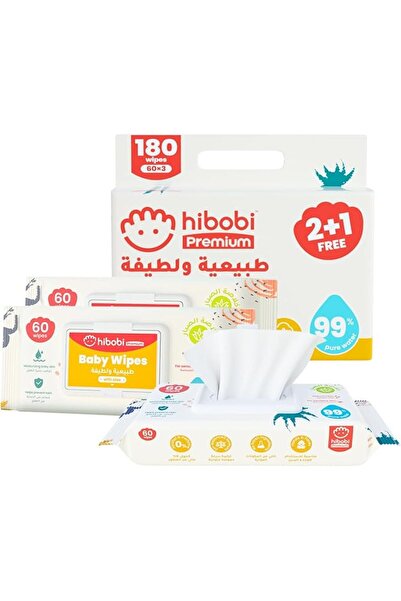 Generic مناديل مبللة للأطفال مصنوعة من 99% ماء وصبار الألوفيرا