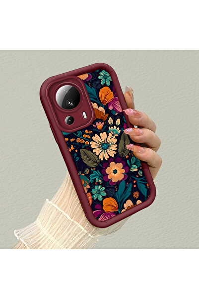 Hontinga حافظة هاتف متوافقة مع هاتف Xiaomi Mi 13 Lite مصنوعة من مادة السيليكو...