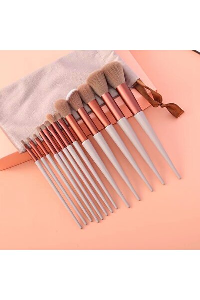 Buldug 13 Pieces Rose Gold Makeup Brushes Set Synthetic Bristle Powder Blush Eyeshadow Brushes