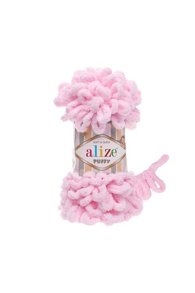 Alize (5 pieces) 31 Light Pink Hand Knitting Yarn by Panduf - Blanket Yarn, Scarf, Cardigan, Mop Yarn