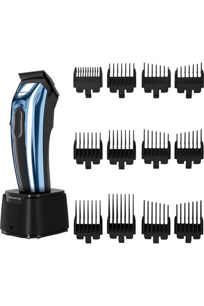 Rowenta Mașină de tuns Barber Experience TN1551E0, baterie, 3-25 mm, albastră
