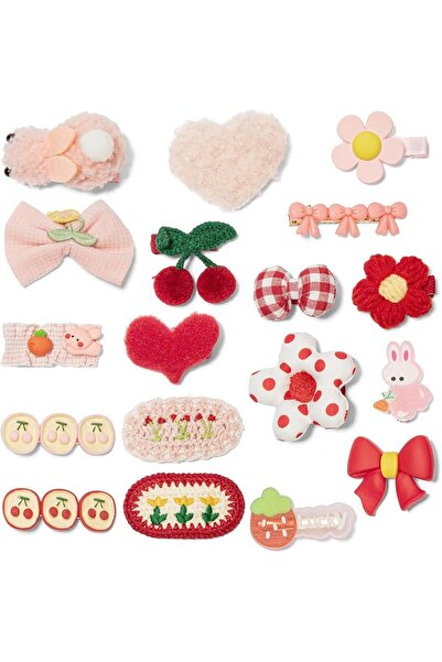 KASTWAVE Cute Hair Clips for Girls - 18 Pieces Non-Slip Hair Accessories