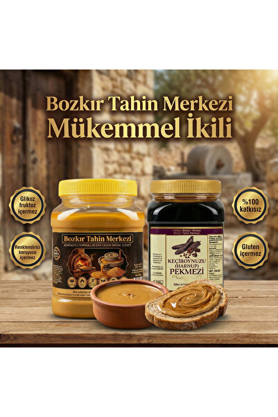 Hakbur Bozkır Yöresel Bozkır Tahin Merkezi Altın Susam Kavrulmuş Tahin 930 gr...