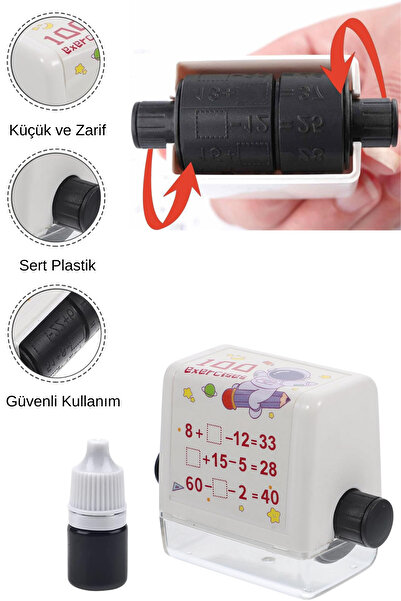 Privo Matematik İşlem Rulosu Boşluk Doldurmalı Set Toplama Çıkarma Alıştırma ...