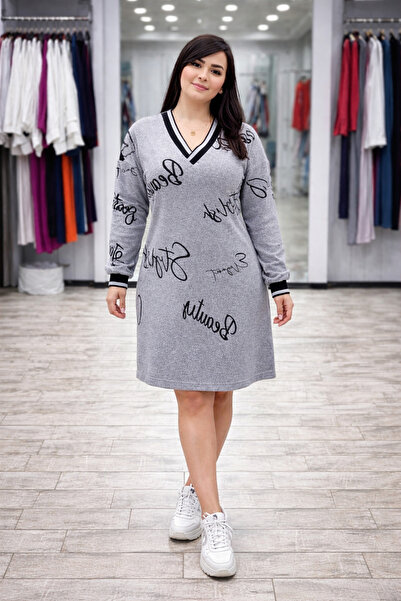 codemark Ribana Detaylı Örme elbise