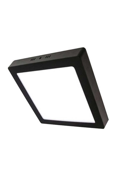 Genel Markalar LED PANEL ARMATÜR / SIVA ÜSTÜ/ KARE METAL SİYAH KASA/ 18W 6500...