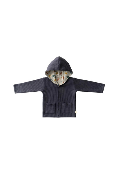 MY LORİN KİDS STORE ERKEK BEBEK ÇİFT TARAFLI KAPİTONE CEKET lacivert