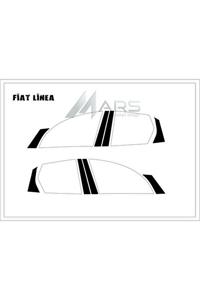 Marscockpitdesign غطاء عمود الباب لسيارة فيات لينيا