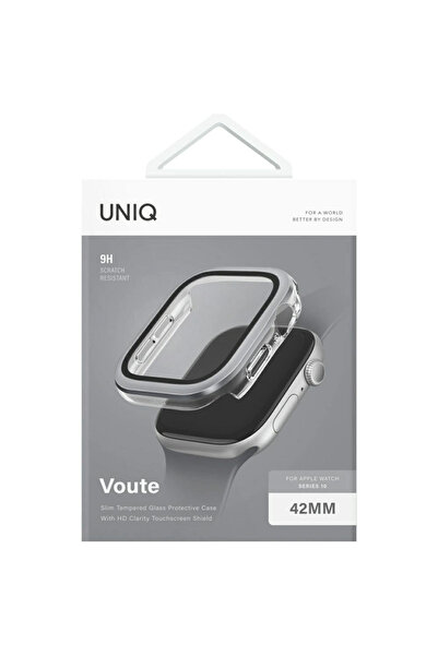 uniq Unique - Apple Watch Case with Screen Protector, 42mm - Silver