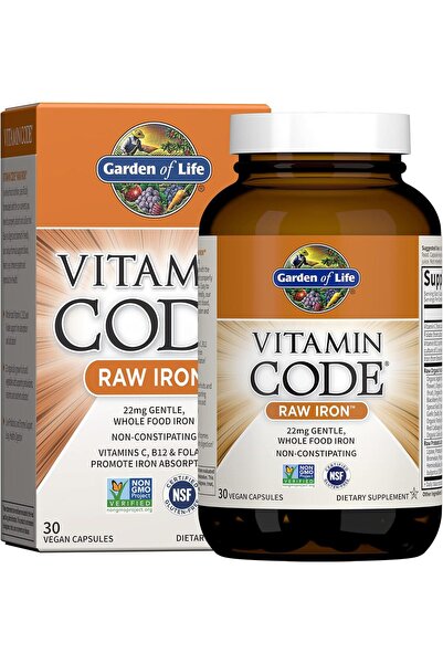 GARDEN OF LIFE Gol Vitamin Code Iron 30 Caps