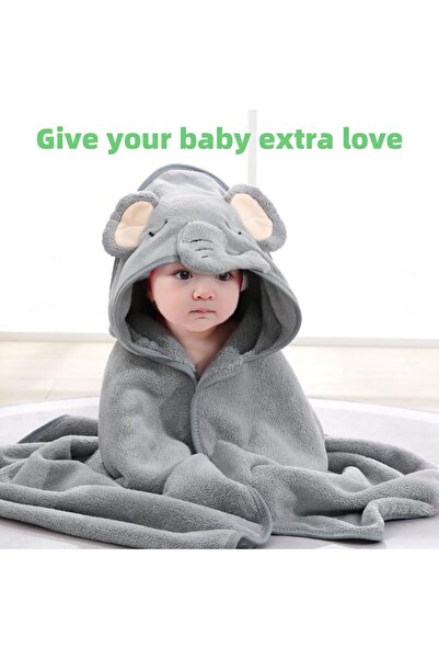 Lullaxx منشفة حمام للأطفال