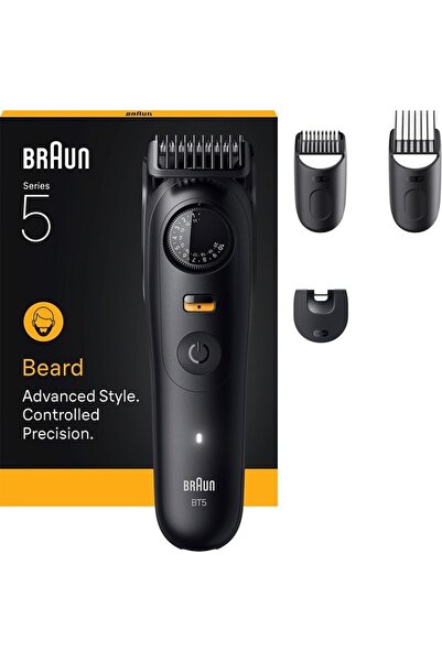 Braun Series 5 BT5520 Beard Trimmer, rechargeable, 120 min autonomy, black