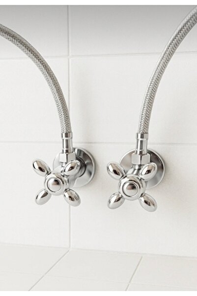 luxury faucet Koç Taharet Musluğu 2Li Set+70 cm Flex Hose 2 Pieces