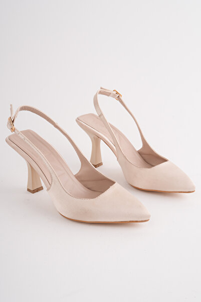 perry shoes حذاء نسائي من WANDY باللون البيج بمقدمة مدببة وكعب رفيع مفتوح من ...