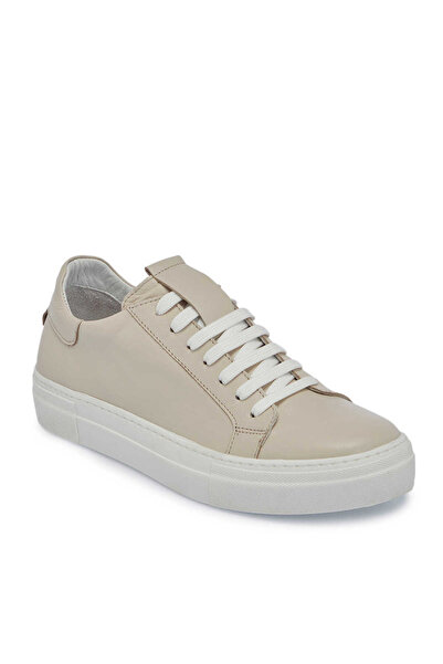 Tergan Bej Hakiki Deri Kadın Sneaker - K25S1AY68368-A25