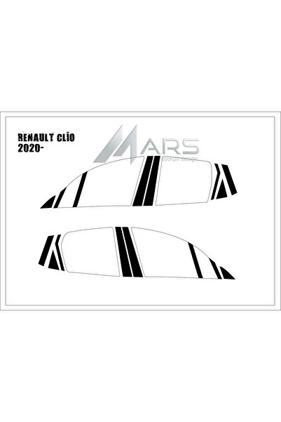 Marscockpitdesign غطاء عمود الباب لسيارة رينو كليو 5