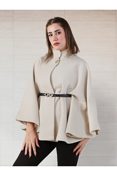 VALORİA Kemer Detaylı Yarasa Kol Panço