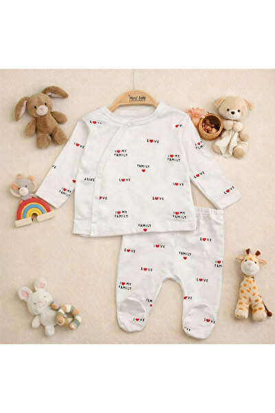 By Murat طقم تيني تينز آي موم كارت مطبوع للأطفال الرضع