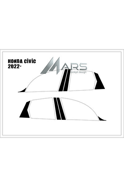 Marscockpitdesign هوندا سيفيك 2022 - تغطية عمود الباب