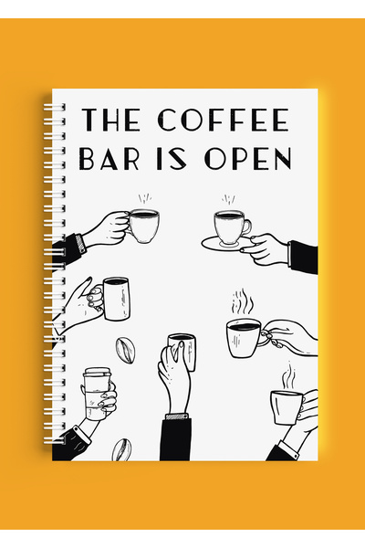 ARTHOUSECOLLECTIVE Blocnotes A4 cu spirală - Caiet de școală fără linii - 80 de coli / 160 de pagini - Colecția Brown