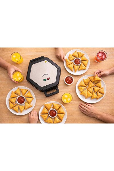 LYNX Professional Samosa Maker 24 Slot Non-Stick Plates Fast Heating LY-SM-4079