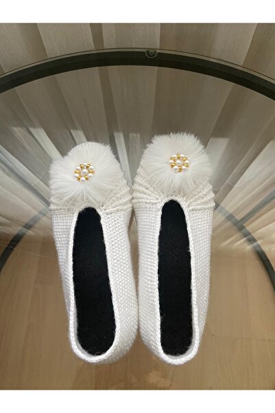 COOYEE El örgüsü ev babeti, çeyizlik patik, bohça için patik ince işçilikle ö...