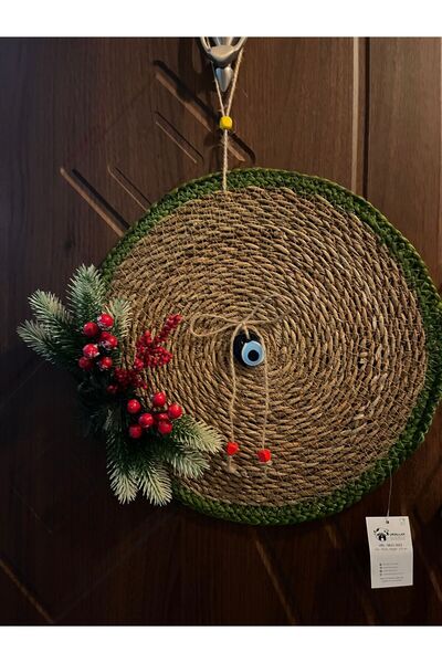 URALLAR HOME DESİGN Hasır Kapı Süsü