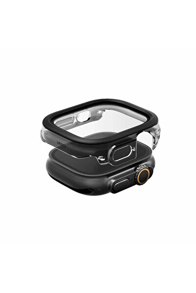 uniq Unique - Apple Watch Case with Screen Protector, 49mm - Black